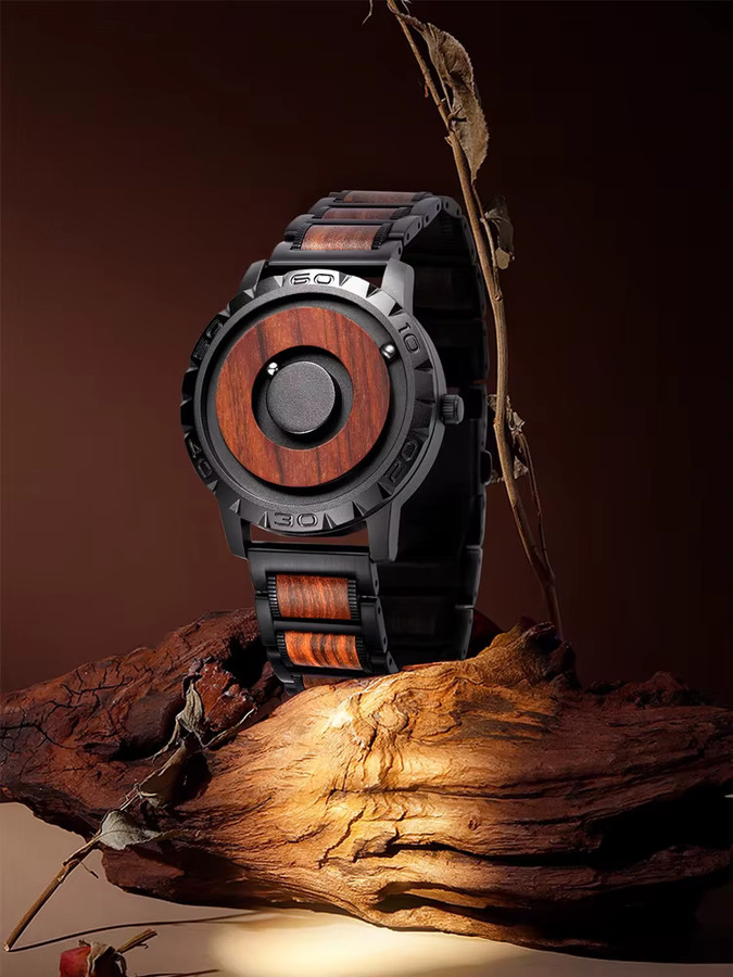EUTOUR Armbanduhr Quarz, Edelstahl, Schwarz, Herren - Bild 6