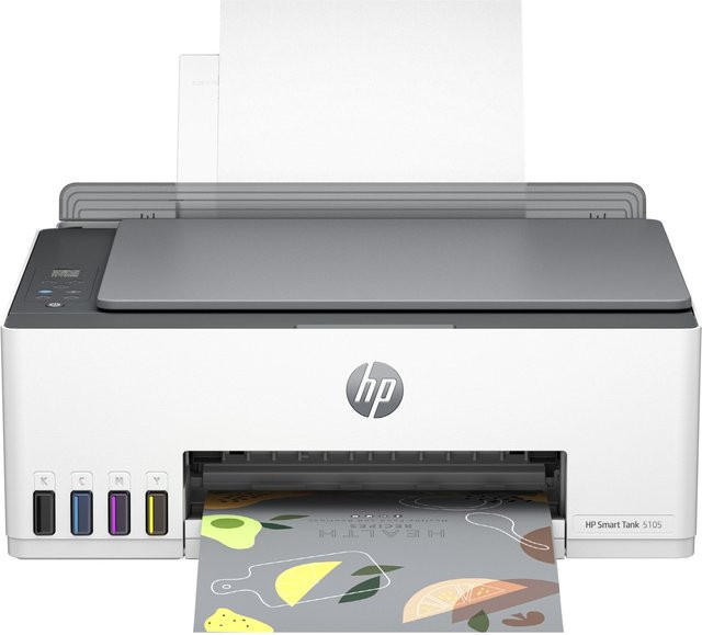 HP Smart Tank 5105 All-in-One Multifunktionsdrucker, Tintenstrahl, Weiß - Bild 1