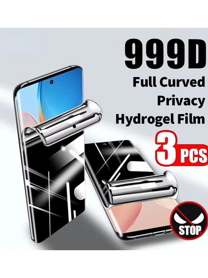 3er-Pack Vivo Anti-Spy Privatsphäre Hydrogel Displayschutz für Vivo Y03 Y03t Y18 Y18E Y18S Y18t Y18i Y19S Y28 Y28e Y28s Y29 Y36c 4G 5G - Bild 7