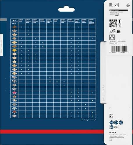 Bosch Kreissägeblatt für Holz mit 60 Zähnen und Carbide-Spitzen in Blau - Bild 1