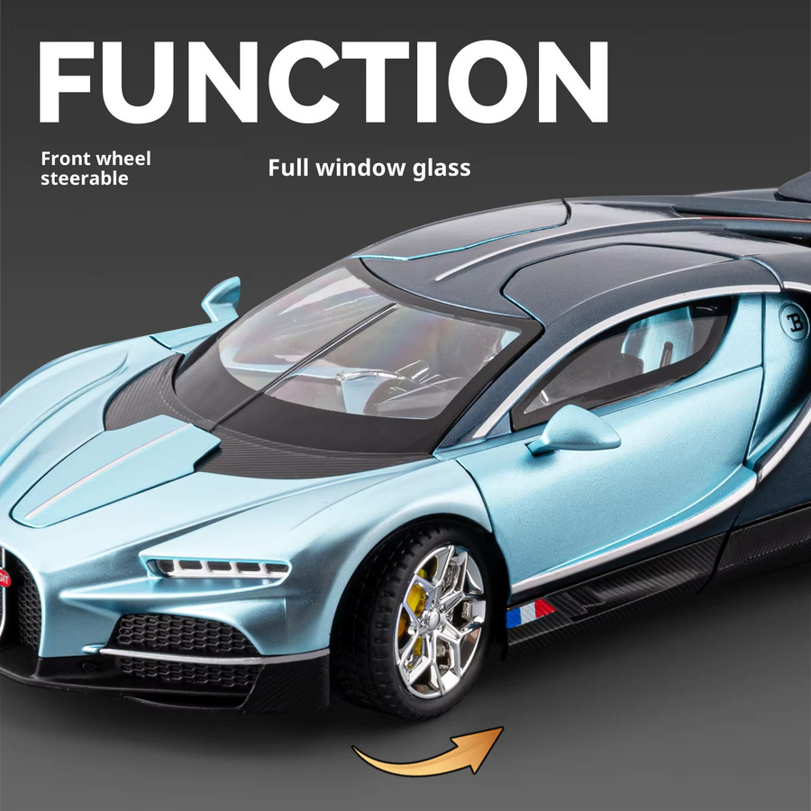 Maisto Bugatti Tourbillon Sportwagen-Modell, Metalldruckguss, Maßstab 1:24 - Bild 6