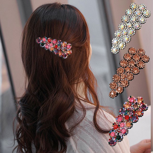 FORWOT Haarnadel Blume, Strass, Kristall, Damen - Bild 1