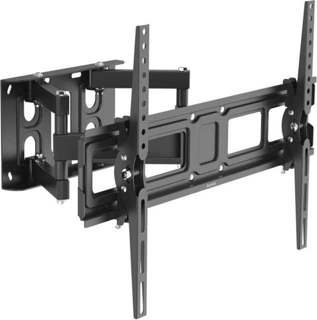 Hama TV-Wandhalterung schwarz, schwenkbar, neigbar und ausziehbar, für Fernseher bis 213 cm (84 Zoll), VESA 600 x 400 mm - Bild 1