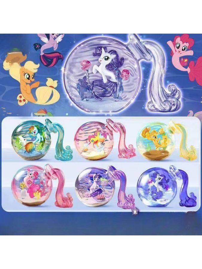 Hasbro My Little Pony Ocean Magic Bottle Blind Box, Meerjungfrau Figur - Bild 3