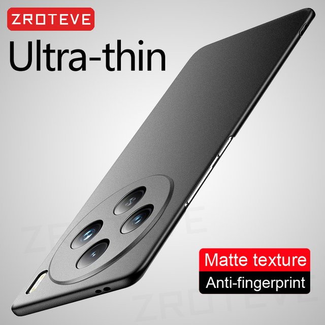 ZROTEVE Schutzhülle aus mattem PC für Vivo X100, X100 Ultra, X200 Pro Mini und Vivo X200 in Schwarz oder Blau - Bild 1