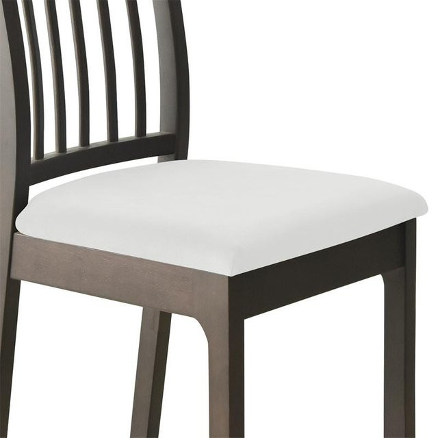 Bestbags Stuhlbezug einfarbig weiß, rutschfester und staubdichter Sitzschoner für Esszimmerstühle - Bild 1