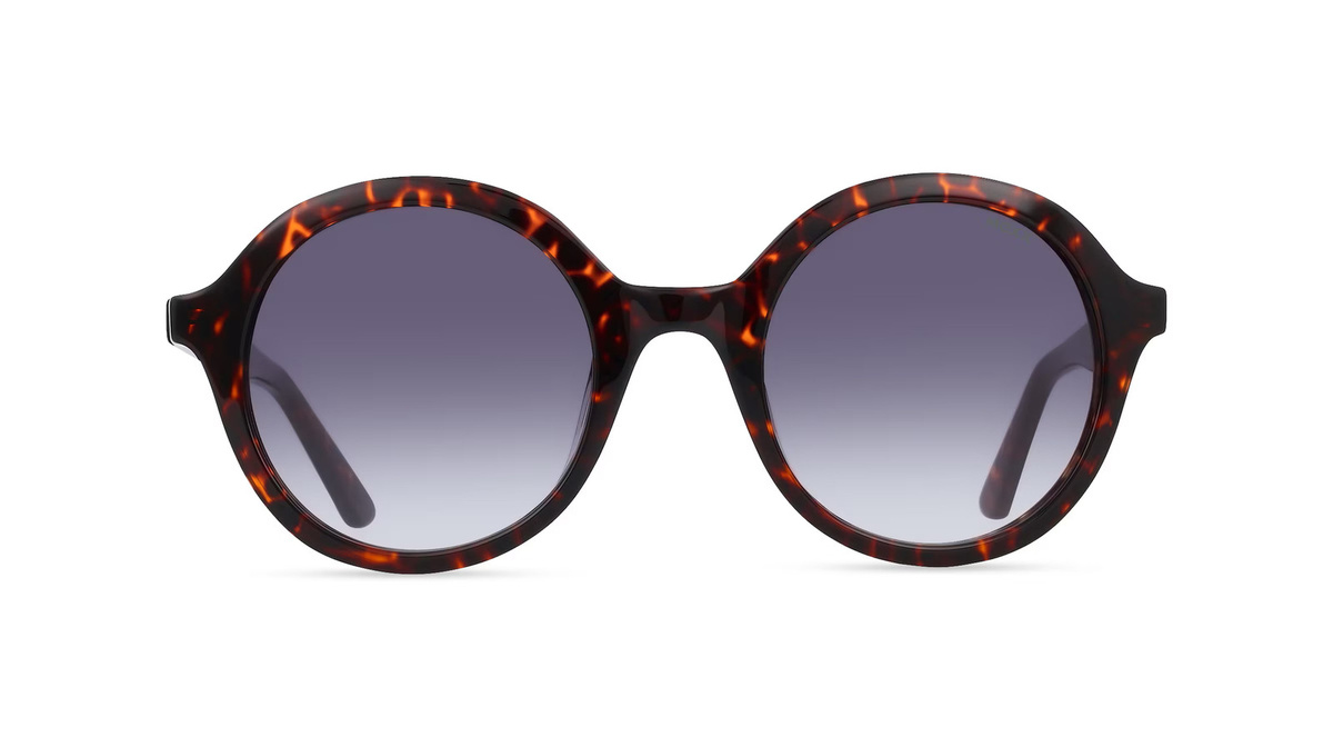 Mexx 6515 Sonnenbrille, Vollrand, Rund, Kunststoff, Damen, braun, grau - Bild 1