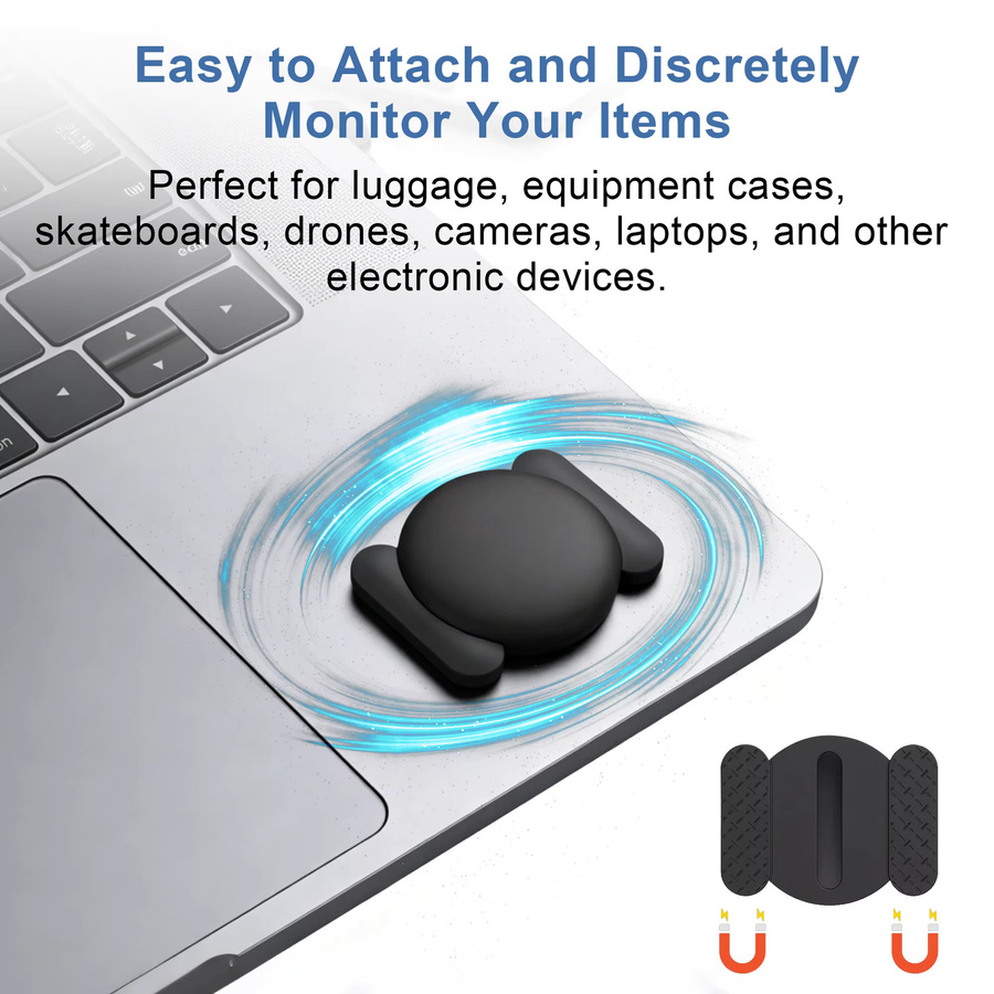 XMSJ Intelligentes Anti-Verlust-Gerät zur Auto-Ortung mit weltweiter Abdeckung und magnetischer Schutzhülle für iPhone in Schwarz oder Weiß - Bild 3