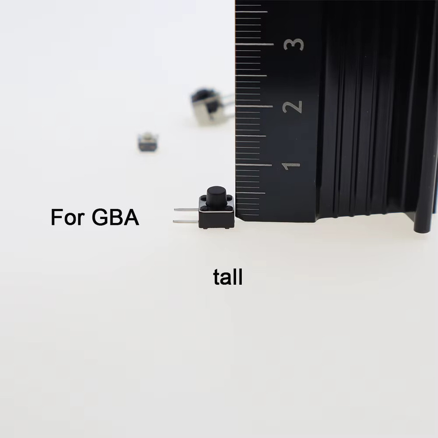 TingDong 10er Set Schulter Trigger-Taste Schalter für GBA, GBA SP, GBM und NDSL Konsolen in Schwarz - Bild 2