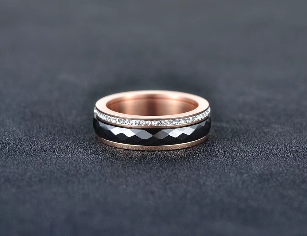 JeeMango Verlobungsring Edelstahl, Gold, Zirkonia, Damen - Bild 2