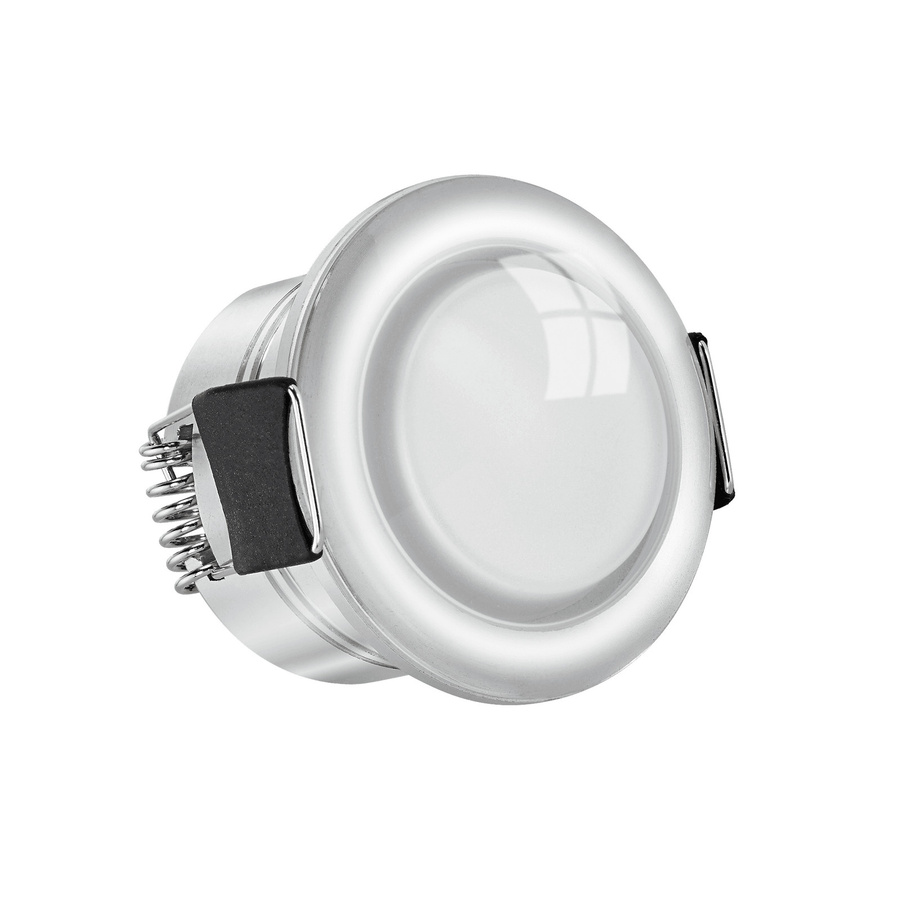 StarLED Jupiter Mini-Einbaustrahler aus Aluminium in Silber, 3,3W LED, IP44, 230V - Bild 1