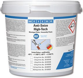 Weicon Anti-Seize High-Tech Montagepaste Kupferpaste, Weiß, 1,8 kg - Bild 1
