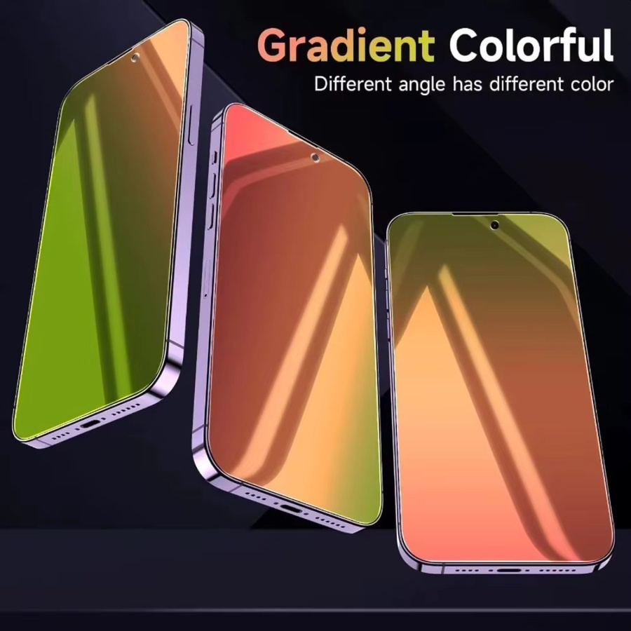 NNBILI 3er-Pack Blickschutzfolie für iPhone 17 Pro Max in Multicolour, kratzfest und blasenfreie Abdeckung - Bild 3