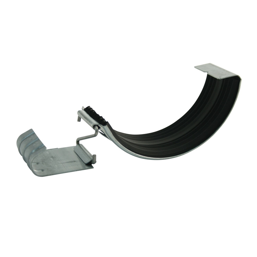 Marley Zink-Dachrinnen-Verbindungsschale RG 100 in Titanium Zink Silber für Halbrund-Dachrinnen - Bild 2