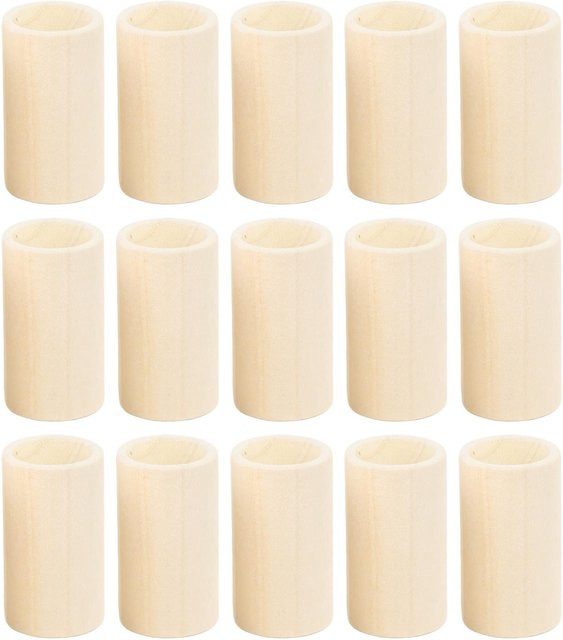 15 Stück Fishine Holz Öl Diffusor aus Buche in Beige für Aromatherapie und Dekoration - Bild 1