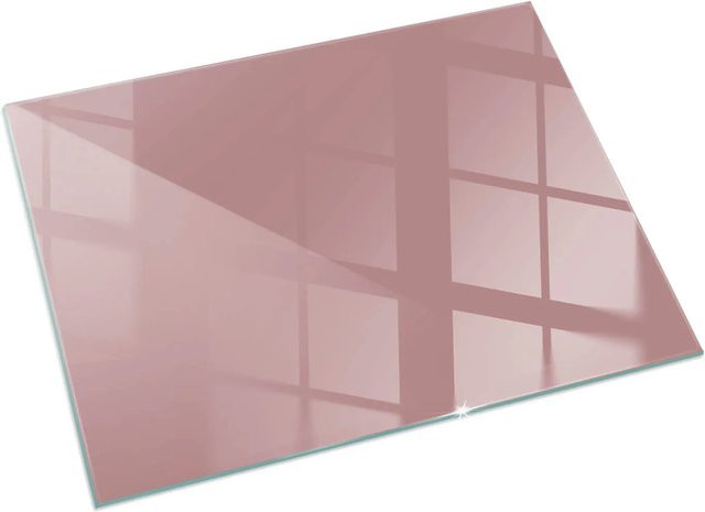 Tulup Glasbodenplatte für Kaminöfen in Rosa, B/T: 120 x 80 cm - Bild 1
