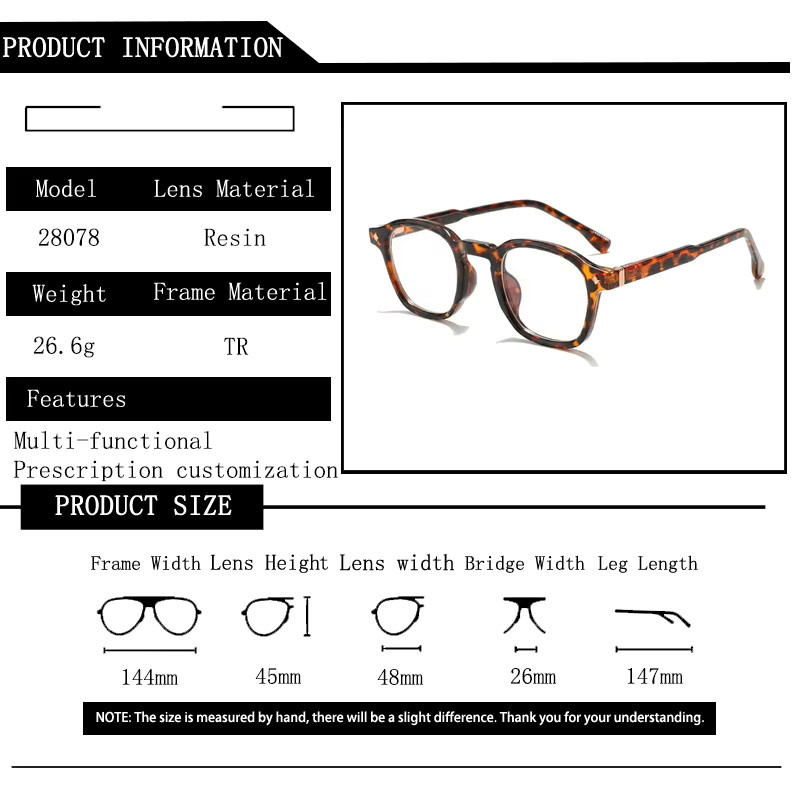 KOCOLIOR Korrektionsbrille, eckig, Vollrand, Metall, Herren - Bild 3