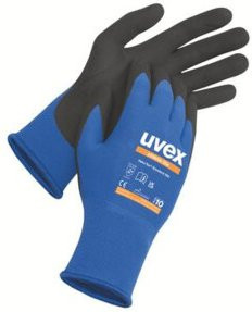 Uvex Montagehandschuhe uvex athletic lite in Blau, Größe 11, mit Micro-NBR-Schaumbeschichtung nach EN 388 - Bild 2