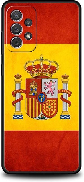 Handyhülle mit spanischer Flagge für Samsung Galaxy A-Serie in Schwarz und Multicolour - Bild 1