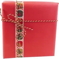 Clairefontaine Geschenkpapier Weihnachten in Rot aus Kraftpapier mit PEFC-Zertifizierung - Bild 1