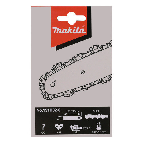 Makita LXT Sägekette 35 cm, 1,1 mm, 3/8 HM, grau - Bild 3