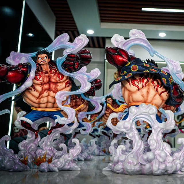 Bandai One Piece Monkey D. Luffy Gear 4 Modellpuppen Figur, 38cm - Bild 1