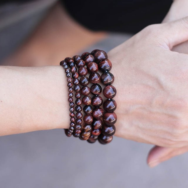 Noter Armband, Tiger Augen, Perle, Herren - Bild 1