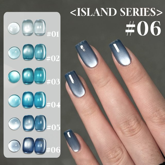 MIANEL Island Cat Eye Gel-Nagellack, 12 ml, Glänzend - Bild 1