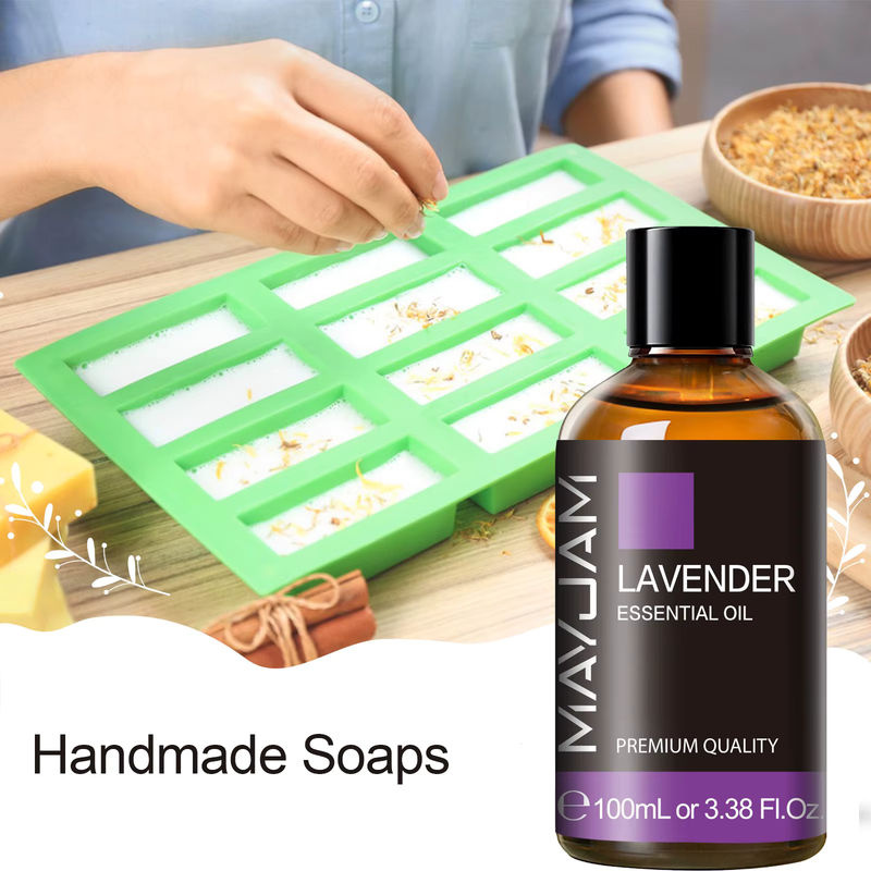MAYJAM Premium Lavendel ätherisches Öl in brauner Glasflasche, 100 ml - Bild 4