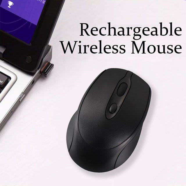 Ergonomische kabellose Bluetooth-Maus von Congdi für Laptop und PC in Pink oder Schwarz - Bild 1