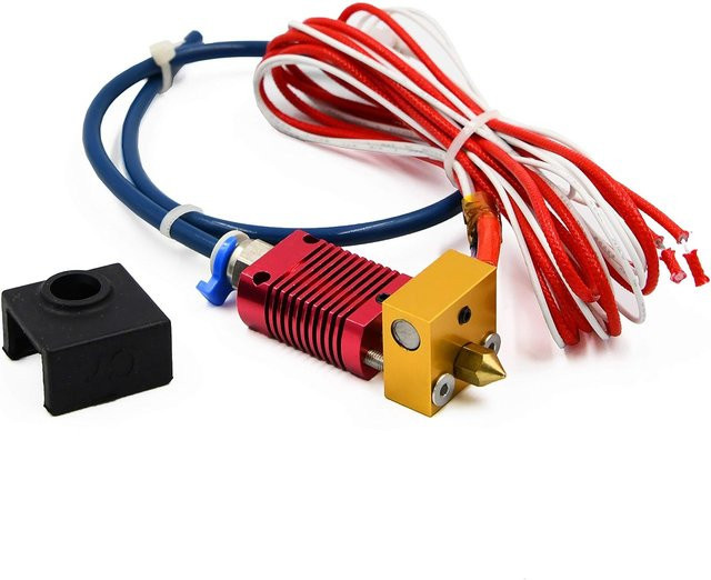 Creality MK8 24V Hotend Kit Druckkopf mit 0,4mm Düse für Ender 3, Pro und V2 als Extruder Ersatzteil in Multicolor - Bild 1