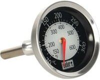 Weber Deckelthermometer für Gasgrills Q 100, Q 200, Q 1000 und Q 2000 in Silber - Bild 1