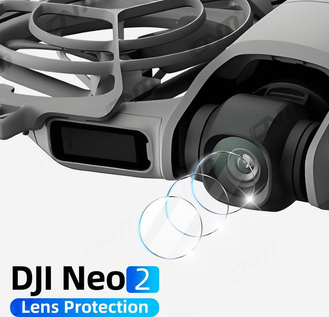 DJI Neo 2 Objektivschutz aus gehärtetem Glas, transparent, kratzfest und stoßfest - Bild 1
