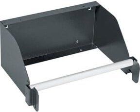 Kraftwerk Papierrollenhalter in Grau, H x B x T: 15 x 30 x 22 cm - Bild 1