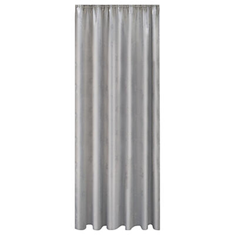 Dekovorhang Paradiso von ACUS design collection in Silber, blickdicht, B: 140 cm, L: 245 cm - Bild 2
