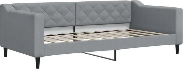vidaXL Tagesbett in Hellgrau mit Stoffbezug, B/T: 190 x 90 cm - Bild 1