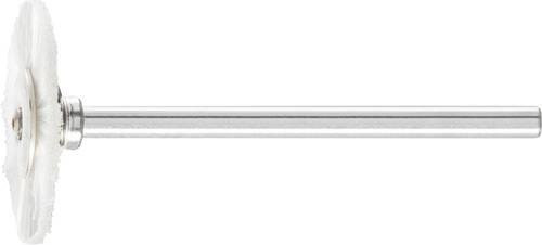 PFERD TOOLS Miniatur-Rundbürste RBU mit Nylonbesatz für Holz und Metall, Farbe: Weiß, Durchmesser: 22 mm, Schaft-Durchmesser: 3 mm, Besatzstärke: 0,15 mm - Bild 1