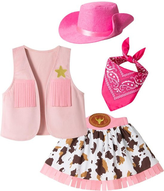 Cowgirl Kleidung Sets, Western, rosa, ab 7 Jahre - Bild 1