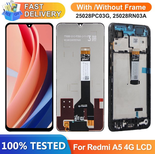 Xiaomi Display Digitizer Montage Ersatz für Redmi A5 4G in Schwarz - Bild 1