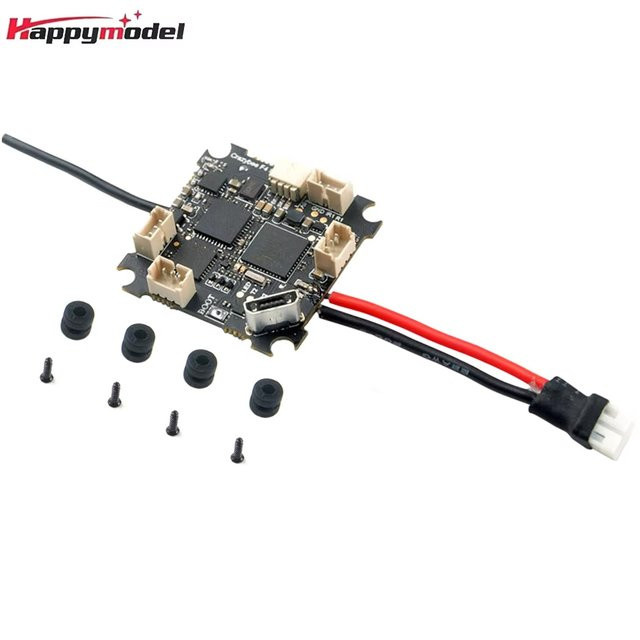 HappyModel Crazybee F4 Lite 1s Betaflight Flugcontroller mit integriertem 5.8G VTX und Blheli_S 4in1 ESC in Schwarz - Bild 1