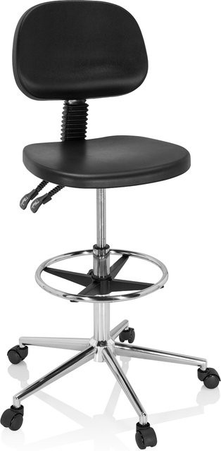 hjh OFFICE Counterstuhl TOP WORK 24 mit Hartschaum und Fußring ohne Armlehnen - Bild 1