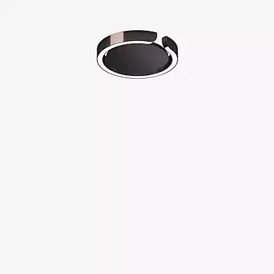 Occhio Mito Soffitto 20 Flat Wide LED Wand- und Deckeneinbauleuchte in Schwarz Matt mit x-tra warmem Licht (2.200-3.500 K) - Bild 1