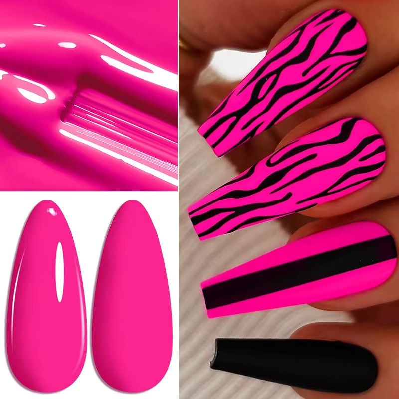 AWStorG Gel-Nagellack, rosafarbener, 15 ml - Bild 3