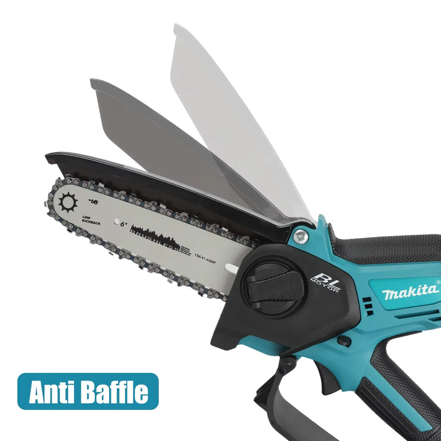 Makita 18V Akku-Kettensäge mit 6 Zoll Schiene und Sicherheitsverriegelung für die Holzbearbeitung - Bild 4