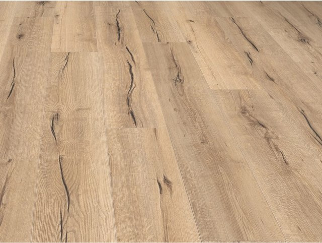 Haro Living Laminatbodenmuster Eiche Sahara in Beige im rustikalen Design - Bild 1