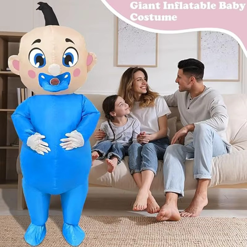 Hangchen Family Aufblasbares Kostüm für Geschlechtsenthüllung, Zubehör - Bild 1