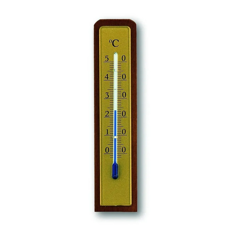 TFA Innen-Thermometer in Nussbaum-Optik, Braun - Bild 2
