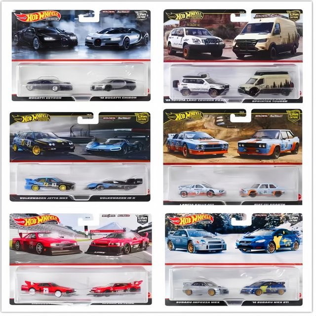 Hot Wheels Auto Kultur HBL96 Dual Auto Serie, 1/64, Legierung, Spielzeug Auto Modell - Bild 1