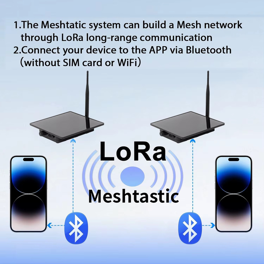Heltec D5L Meshtastic Solar Node Kit mit LoRaWAN ESP32, WiFi und Bluetooth, Wasserdichtes IoT-Gerät für Solar Mesh Netzwerke, Schwarz - Bild 4