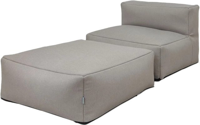 osoltus Ida Premium Modular Lounge 2tlg. Axroma Olefin Charcoal Grau - Bild 1